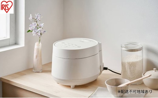ジャー炊飯器 3合 RC-MGB30-W ホワイト 炊飯器 3合 一人暮らし用 3合炊き アイリスオーヤマ マイコン おしゃれ 銘柄炊き 50種 自動調理 30種 低温 ヘルシーメニュー 早炊き 低糖質 食物繊維 冷凍ごはん 炊飯ジャー