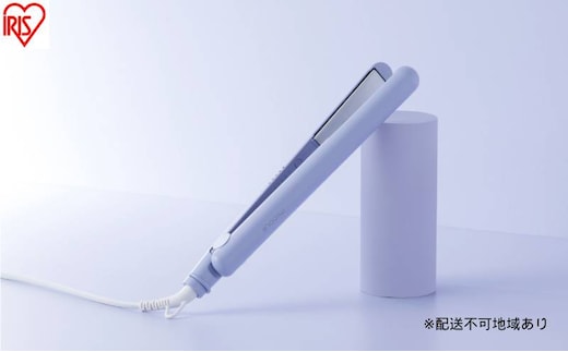 ストレートアイロン HIR-MS102-V ラベンダー ヘアアイロン ストレート 軽量 ストレートアイロン コンパクト 海外対応 セラミックコーティング ヘアーアイロン 5段階温度調節 スリム ヘアケア プレゼント ギフト MiCORA ミコラ アイリスオーヤマ