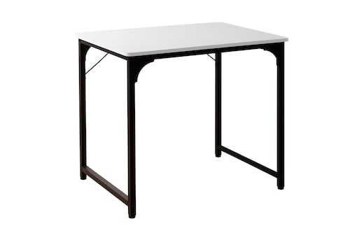 デスク 机 パソコンデスク 80cm 頑丈 シンプル テーブル PCデスク 勉強机 学習机 書斎デスク ワークデスク オフィスデスク 学習デスク シンプルデスク 作業用 一人暮らし 新生活 SunRuck サンルック SR-OD74-WWD