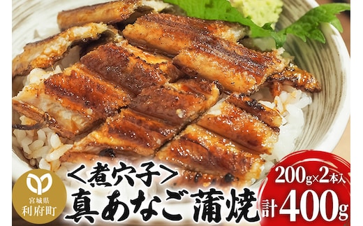 真あなご蒲焼＜煮穴子＞ 400g 韓国産 宮城県 利府町