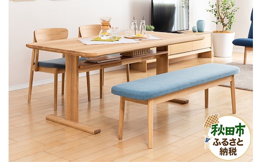 カリモク家具 ダイニング4点セット／CW5611・CW6656＆DW5652（1650×900）ダイニングチェア ベンチ