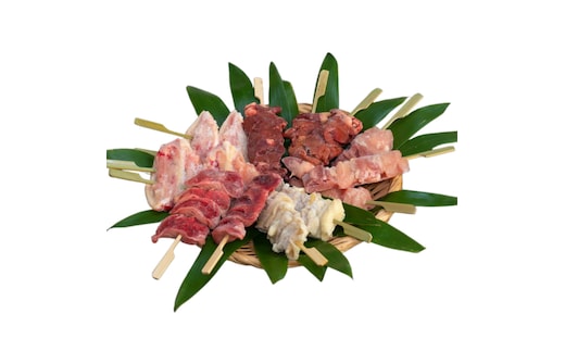 【Amazon特別価格】 焼き鳥 比内地鶏 5種 12本 計500g セット 鶏肉 焼き鳥セット 地鶏 国産鶏肉