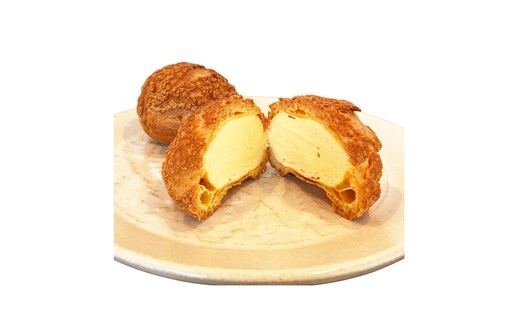 【Amazon特別価格】チーズケーキ専門店 【sweets cafe Pomme】 2種類のチーズを使用 チーズシュークリーム 6個セット 詰め合わせ クッキーシュー マスカルポーネ クリームチーズ