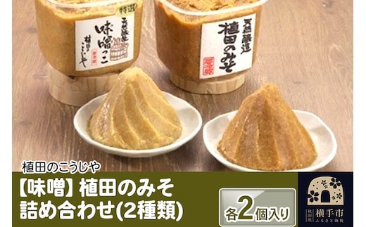 【味噌】植田のみそ詰め合わせ(2種類) 各2個入り