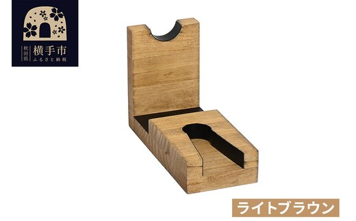WOOD WORKS 日本製 ハンドガンスタンド 1丁掛【本体カラー：ライトブラウン】 [WOOD WORKS ウッドワークス 日本製 ハンドガン ガンラック サバゲー ミリタリー エアガン 電動ガン ガスガン 飾る 収納 インテリア military]