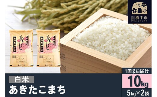 【白米】令和7年産 横手市産 あきたこまち 10kg（5kg×2袋） [秋田県産 あきたこまち 白米 10キロ 令和7年産 秋田こまち]