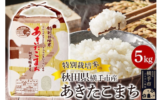 【白米】特別栽培米あきたこまち 5kg [秋田県産 あきたこまち 特別栽培米 5キロ]