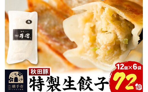 小籠包のような肉餃子（豚肉使用）12個入×6袋 [餃子 ぎょうざ ギョウザ お惣菜 冷凍 国産 豚肉]