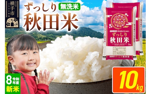 《令和8年産 新米受付》米 秋田県 横手市産 ブレンド米【無洗米】10kg（5kg×2袋） [米 お米 こめ 白米 無洗米 ブレンド米 小分け ご飯 ごはん 秋田県産 横手市]