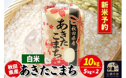 《令和8年産 新米受付》あきたこまち 10kg（5kg×2袋）【白米】秋田県産 こまちライン [新米 先行予約 こまちライン あきたこまち ブランド米 お米 白米 精米 米どころ 秋田 秋田県産]