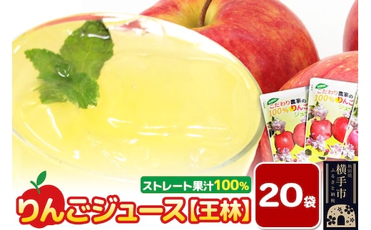 りんごジュース（王林）20袋