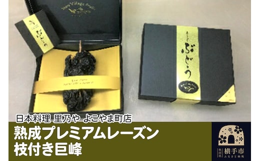 熟成プレミアムレーズン 枝付き巨峰