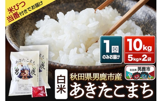 《令和7年産》あきたこまち 精米 10kg（5kg×2袋）秋田県 男鹿市産 吉元耕業 おにぎり お弁当 [あきたこまち ブランド米 お米 白米 精米 米どころ 秋田 男鹿市 秋田県産]