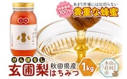 【令和8年度産】小松養蜂場 はちみつ 秋田県産 100％ 玄圃梨蜂蜜 1kg [はちみつ ハチミツ 蜂蜜 国産 秋田県産]