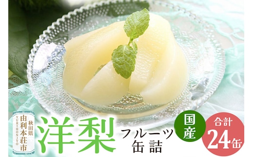 Sanuki フルーツ缶詰 洋梨 24缶セット 国産果実 非常食 保存食 業務用