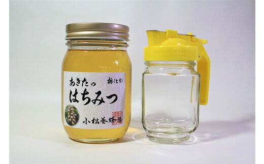 小松養蜂場 はちみつ 秋田県産 100% 栃蜂蜜 600g 空ピッチャー付き | d