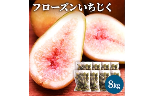 フローズン いちじく8kg（1kg×8袋） 果物詰合せ フルーツ 冷凍 無花果
