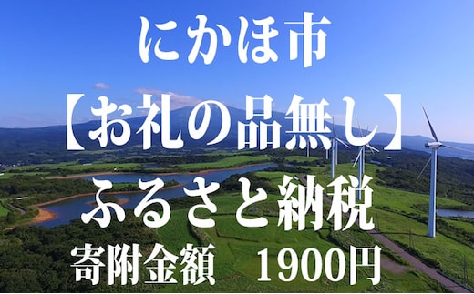 寄付のみの応援受付！1，900円コース（寄附のみ 返礼品なし） チケット 