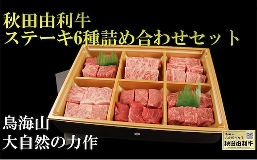 秋田由利牛 ステーキ6種詰め合わせセット