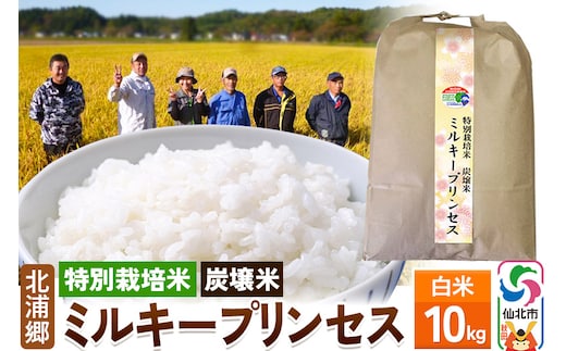 《12月17日までのお申込で年内発送間に合う》【特別栽培米 炭壌米 ミルキープリンセス】令和7年産 新米 白米 10kg within2025