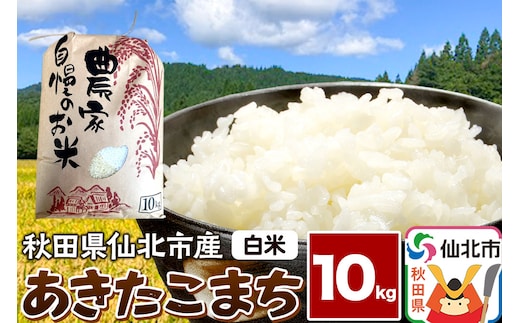 【白米】令和7年産 あきたこまち 10kg 米 お米 こめ 精米 秋田県 仙北市産