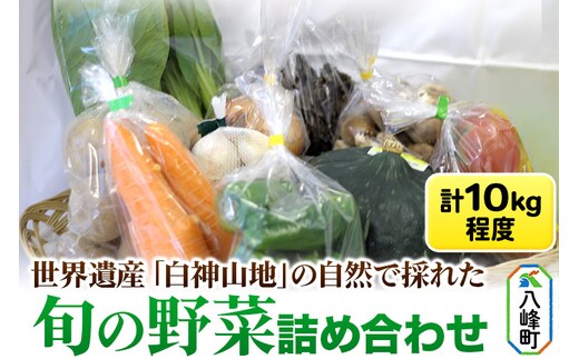 世界遺産「白神山地」の自然で採れた旬の野菜詰め合わせ