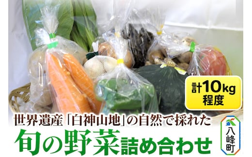 野菜 詰合せ 世界遺産「白神山地」の自然で採れた旬の野菜詰め合わせ 秋田県八峰町 おらほの館 [白神山地 野菜 旬の野菜 詰め合わせ セット 秋田県産]