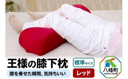 王様の膝下枕 標準サイズ（レッド）膝を乗せた瞬間、気持ちいい