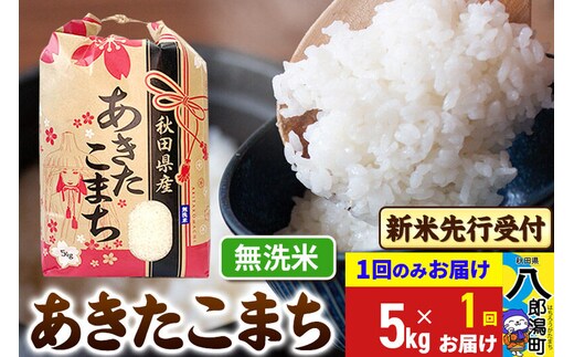 《令和8年産 新米受付》あきたこまち 無洗米 5kg 秋田県産 こまちライン [新米 先行受付 こまちライン あきたこまち ブランド米 お米 白米 精米 米どころ 秋田 秋田県産]