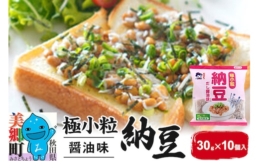 ヤマダフーズ 極小粒納豆 醤油味 30g 10個入