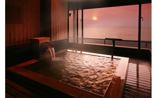 L01-903 湯野浜温泉 游水亭いさごや 詣でる つかる 頂きます1泊2食付ペア宿泊券