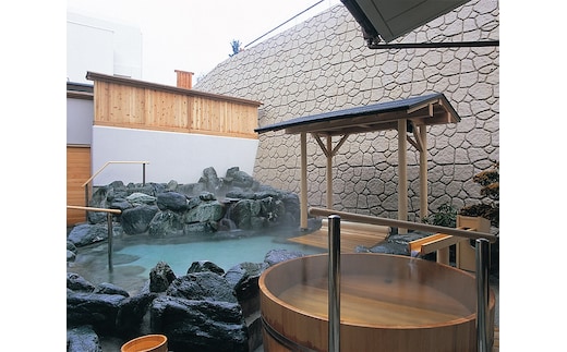 J01-906 奥湯野浜温泉 龍の湯 詣でる つかる 頂きます1泊２食付きペア宿泊券