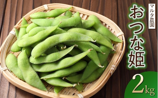 【令和8年産 先行予約】枝豆 おつな姫 2kg 山形県鶴岡市産 マルタ農園