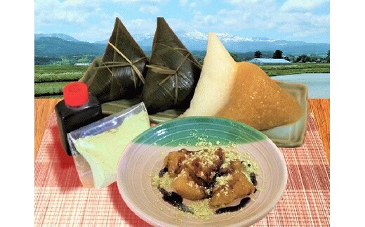 季節限定！！庄内の郷土料理『手作り笹巻』ミックス（黄・白）各10個（合計20個）セット ※きなこ・黒蜜付き K-836 山形県鶴岡市 菅原農園