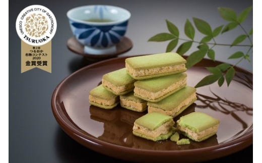 【つるおか名物コンテスト菓子部門：最高金賞】 鶴岡鶴姫レッドメロンサンド 12個入 × 2箱 K-735 鶴岡地区物産協同組合