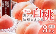 《先行予約》令和8年産 山形の硬い桃 秀品 3kg（8 - 16玉） 品種おまかせ 秀品 2026年産 山形県産【2026年8月中旬頃から9月下旬頃発送予定】※ 配送不可 沖縄・離島 016-B-MM015