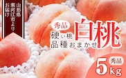 《先行予約》令和8年産 山形の硬い桃 秀品 5kg（13 - 20玉） 品種おまかせ 秀品 2026年産 山形県産【2026年8月中旬頃から9月下旬頃発送予定】※ 配送不可 沖縄・離島 023-B-MM016