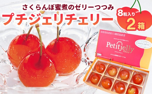 さくらんぼの宝石!プチジェリチェリー 8個入×2箱セット 012-G-SF002