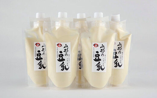 国産大豆で作った 純粋な 豆乳 「山形の豆乳」300ml×5本セット （にがり付） 010-G-TS001