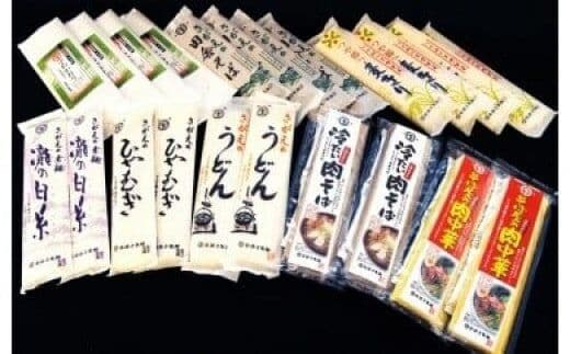 寒河江の麺づくしセット ( 44人前 ) 018-F-AB007