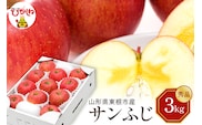 【令和7年産 先行予約】りんご サンふじ 3kg(秀品) 山形県 東根市 東根農産センター提供 hi027-207-1