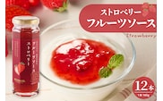 フルーツソース160g　ストロベリー（12本）和歌山産業提供 山形県 東根市 hi070-011