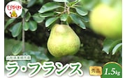【2026年産】 ラ・フランス 1.5kg（4-7玉） 秀品 山形県 東根市 千笑花夢提供 hi082-019-r8