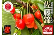 【2026年産 先行予約】GI東根さくらんぼ「佐藤錦」秀品 500gバラ詰め（500g×1パック） Lサイズ 山形県 東根市 hi088-010