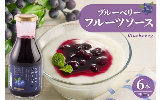 フルーツソース320g ブルーベリー（6本）和歌山産業提供 山形県 東根市 hi070-001