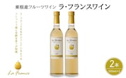 ラ・フランスワイン500ml×2本セット 山形県 東根市 合同会社 Fruit Winery Esprit提供 hi108-003