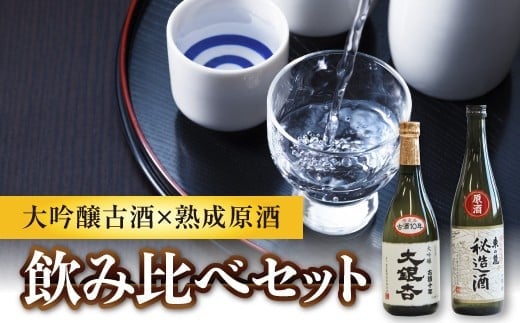 東の麓 古酒＆熟成酒セット 「大吟醸古酒10年 大銀杏 & 熟成原酒 秘造酒」各720ml 『東の麓酒造』 日本酒 2本セット 飲み比べ 山形県 南陽市 [742]