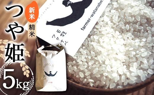 【令和8年産 新米 先行予約】 特別栽培米 つや姫 (精米) 5kg 《令和8年10月中旬～発送》 『最上園』 米 白米 ご飯 農家直送 山形県 南陽市 [1678-R8]