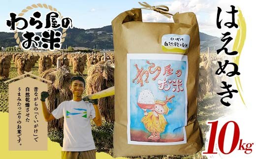 【わら屋のお米】 令和7年産 特別栽培米 はえぬき 10kg 『おがわ藁農園』 米 白米 精米 ご飯 農家直送 山形県 南陽市 [2068]