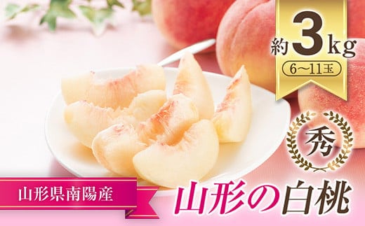 【令和8年産先行予約】 もも「川中島・ゆうぞら・美月・あぶくま 等」 約3kg (6～11玉) 《令和8年8月下旬～発送》 『生産者 高橋 賢一』 [1106-R8]